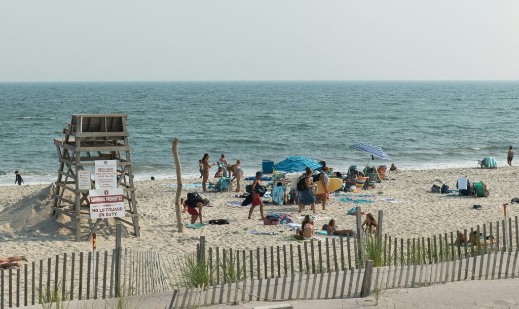 people on beach during daytime